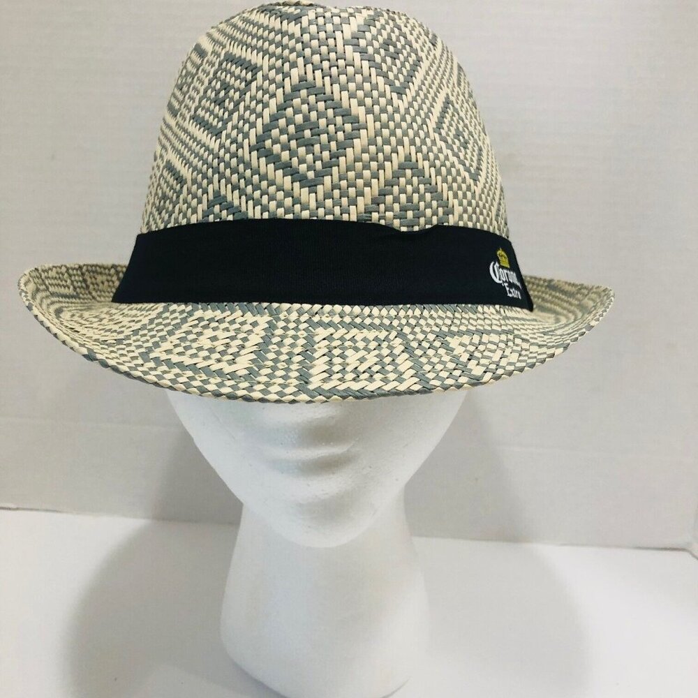 Corona Beer Fedora Bucket Hat Unisex Paper Cloth Live Mas Fina One Size NWOT